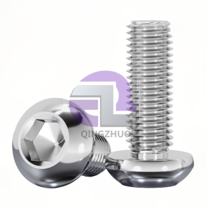 Stainless Steel Half-round Head Hex Socket Bolts