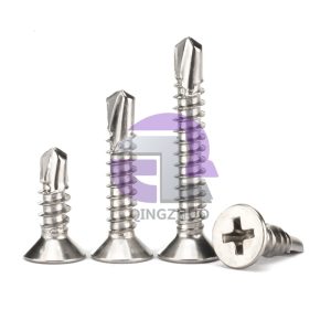 Stainless Steel Cross Countersunk Self Tapping Bolts