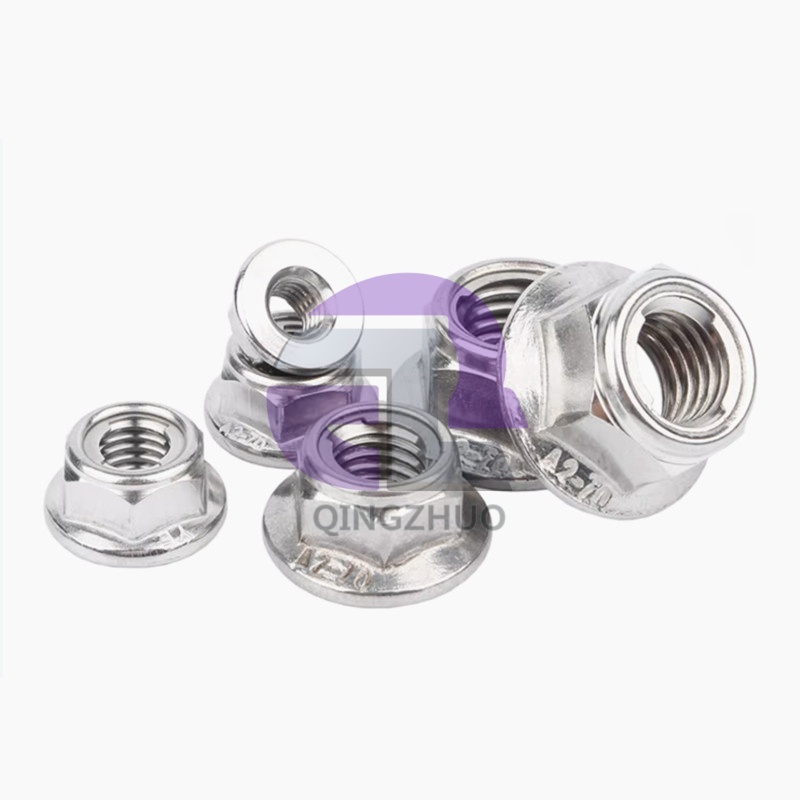 Stainless Steel Non-toothed Hex Flange Nut - Image 2