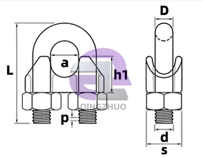 Stainless Steel Wire Rope Clamp - Image 7