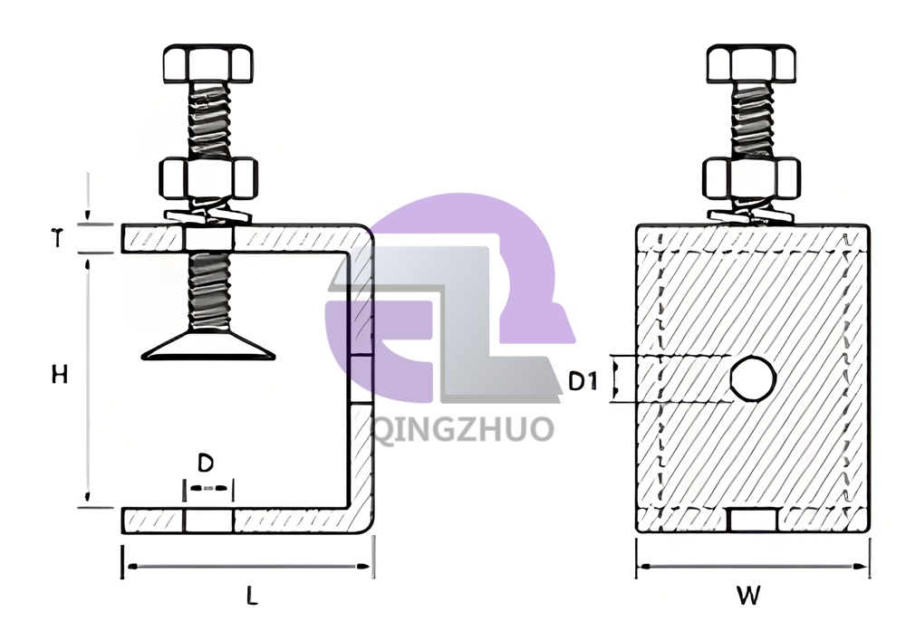 Stainless Steel C-Shaped U-Shaped Clamp - Image 7